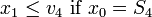 x_1 \le v_4 \mbox{ if } x_0 = S_4
