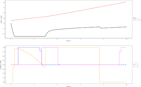States, control, and sampling functions for a local optimum.